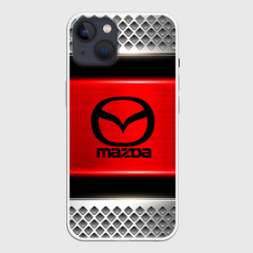 Чехол для iPhone 13 с принтом MAZDA ,  |  | auto | automobile | car | carbon | machine | mazda | motor | motor car | sport car | автомашина | бренд | легковой автомобиль | мазда | марка | спортивный автомобиль | тачка