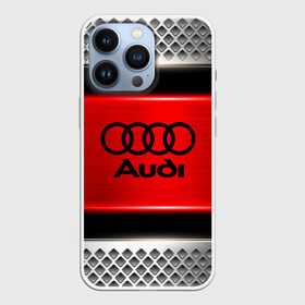 Чехол для iPhone 13 Pro с принтом AUDI ,  |  | audi | auto | automobile | car | carbon | machine | motor | motor car | sport car | автомашина | бренд | легковой автомобиль | марка | спортивный автомобиль | тачка