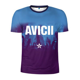 Мужская футболка 3D спортивная с принтом Avicii , 100% полиэстер с улучшенными характеристиками | приталенный силуэт, круглая горловина, широкие плечи, сужается к линии бедра | Тематика изображения на принте: 