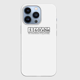 Чехол для iPhone 13 Pro с принтом Sarcasm ,  |  | Тематика изображения на принте: сарказм