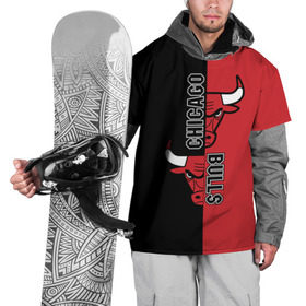 Накидка на куртку 3D с принтом Чикаго Буллз , 100% полиэстер |  | chicago bulls | баскетбол | спорт | чикаго буллз