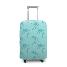 Чехол для чемодана 3D с принтом GTA Vice City , 86% полиэфир, 14% спандекс | двустороннее нанесение принта, прорези для ручек и колес | grand theft auto | gta | minimal | palm trees | pink | tommy | tropical | vice city | вайс сити | гта | пальмы | паттерн | томми