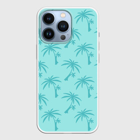 Чехол для iPhone 13 Pro с принтом GTA Vice City ,  |  | Тематика изображения на принте: grand theft auto | gta | minimal | palm trees | pink | tommy | tropical | vice city | вайс сити | гта | пальмы | паттерн | томми