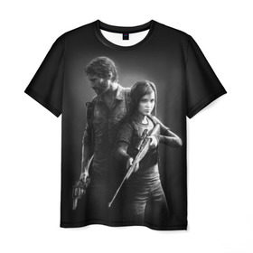 Мужская футболка 3D с принтом The Last of Us , 100% полиэфир | прямой крой, круглый вырез горловины, длина до линии бедер | the last of us | гриб | грибы | джоэл | кордицепс | пиратs | элли