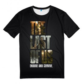 Мужская футболка 3D с принтом The Last of Us , 100% полиэфир | прямой крой, круглый вырез горловины, длина до линии бедер | the last of us | гриб | грибы | джоэл | кордицепс | пиратs | элли