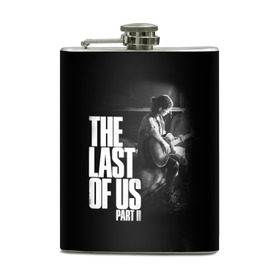 Фляга с принтом The Last of Us II_ , металлический корпус | емкость 0,22 л, размер 125 х 94 мм. Виниловая наклейка запечатывается полностью | the last of us | гриб | грибы | джоэл | кордицепс | пиратs | элли