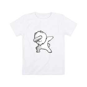 Детская футболка хлопок с принтом ШПИЦ , 100% хлопок | круглый вырез горловины, полуприлегающий силуэт, длина до линии бедер | Тематика изображения на принте: 