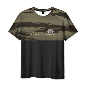 Мужская футболка 3D с принтом Камуфляж ВМФ РФ , 100% полиэфир | прямой крой, круглый вырез горловины, длина до линии бедер | army | военно морской флот | герб | двуглавый орел | моряк