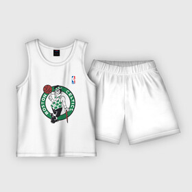 Детская пижама с шортами хлопок с принтом Boston celtics ,  |  | boston celtics | nba | баскетбол | бостон селтикс