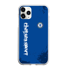 Чехол для iPhone 11 Pro матовый с принтом CHELSEA SPORT , Силикон |  | chelsea | fc | football | fotball club | sport | спорт | спортивные | униформа | фирменные цвета | фк | футбол | футбольный клуб | челси