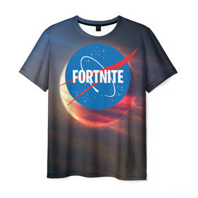 Мужская футболка 3D с принтом Fortnite , 100% полиэфир | прямой крой, круглый вырез горловины, длина до линии бедер | battle royale | fortnite | lama | space | батл рояль | космос | лама | фортнайт