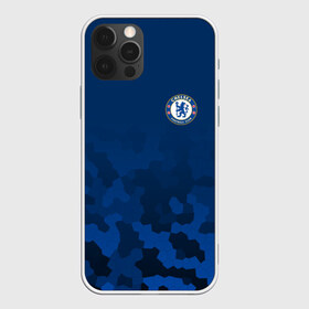 Чехол для iPhone 12 Pro Max с принтом CHELSEA SPORT , Силикон |  | chelsea | fc | football | fotball club | sport | спорт | спортивные | униформа | фирменные цвета | фк | футбол | футбольный клуб | челси