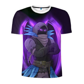 Мужская футболка 3D спортивная с принтом Raven , 100% полиэстер с улучшенными характеристиками | приталенный силуэт, круглая горловина, широкие плечи, сужается к линии бедра | battle royale | fortnite | lama | raven | батл рояль | ворон | лама | фортнайт