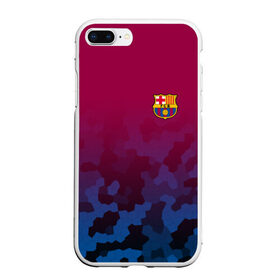 Чехол для iPhone 7Plus/8 Plus матовый с принтом FC BARCA SPORT , Силикон | Область печати: задняя сторона чехла, без боковых панелей | fc | fc barca | football | football club | sport | барселона | спорт | спортивные | униформа | фирменные цвета | фк | футбол | футбольный клуб