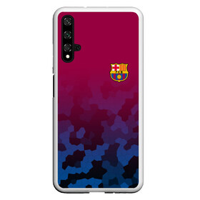 Чехол для Honor 20 с принтом FC BARCA SPORT , Силикон | Область печати: задняя сторона чехла, без боковых панелей | Тематика изображения на принте: fc | fc barca | football | football club | sport | барселона | спорт | спортивные | униформа | фирменные цвета | фк | футбол | футбольный клуб