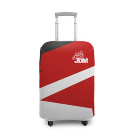 Чехол для чемодана 3D с принтом JDM SPORT , 86% полиэфир, 14% спандекс | двустороннее нанесение принта, прорези для ручек и колес | jdm racing | дрифт | машины | тюнинг