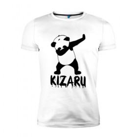 Мужская футболка премиум с принтом Kizaru , 92% хлопок, 8% лайкра | приталенный силуэт, круглый вырез ворота, длина до линии бедра, короткий рукав | 