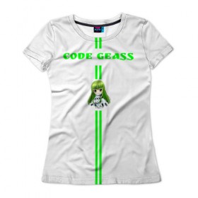 Женская футболка 3D с принтом Code Geass Zelouc4 #1 , 100% полиэфир ( синтетическое хлопкоподобное полотно) | прямой крой, круглый вырез горловины, длина до линии бедер | 