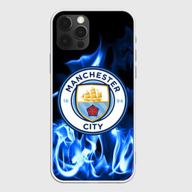 Чехол для iPhone 12 Pro Max с принтом MANCHESTER CITY , Силикон |  | fc | football | footer | manchester city | soccer | socker | sport | огонь | пламя | спорт | футбол | футбольный клуб