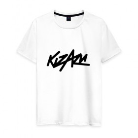 Мужская футболка хлопок с принтом Kizaru , 100% хлопок | прямой крой, круглый вырез горловины, длина до линии бедер, слегка спущенное плечо. | Тематика изображения на принте: kizaru | rap | кизару | репер