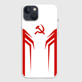 Чехол для iPhone 13 с принтом СССР ,  |  | ussr | герб | серп и молот | советский | ссср