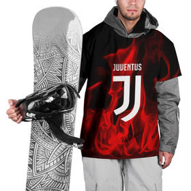 Накидка на куртку 3D с принтом JUVENTUS SPORT , 100% полиэстер |  | football | soccer | ювентус