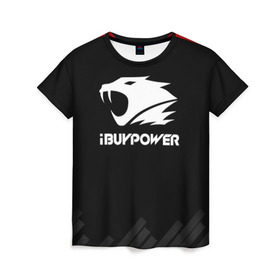 Женская футболка 3D с принтом iBuyPower | The Form , 100% полиэфир ( синтетическое хлопкоподобное полотно) | прямой крой, круглый вырез горловины, длина до линии бедер | 0x000000123 | csgo | ibuypower | ксго