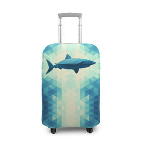 Чехол для чемодана 3D с принтом Акула , 86% полиэфир, 14% спандекс | двустороннее нанесение принта, прорези для ручек и колес | shark | водолаз | гарпун | глубина | дельфин | злость | зубы | кит | кровь | курорт | лето | море | океан | отдых | охота | плавник | пляж | риф | рыба | хищник | челюсти | челюсть