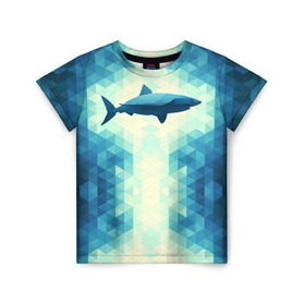 Детская футболка 3D с принтом Акула , 100% гипоаллергенный полиэфир | прямой крой, круглый вырез горловины, длина до линии бедер, чуть спущенное плечо, ткань немного тянется | shark | водолаз | гарпун | глубина | дельфин | злость | зубы | кит | кровь | курорт | лето | море | океан | отдых | охота | плавник | пляж | риф | рыба | хищник | челюсти | челюсть