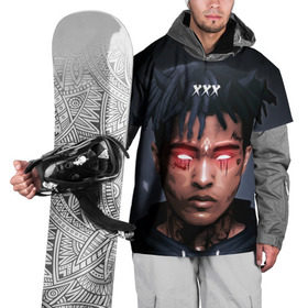 Накидка на куртку 3D с принтом XXXtentacion (9) , 100% полиэстер |  | Тематика изображения на принте: 17 | art | look at me | moonlight | rap | revenge | tentacion | xxx | xxxtentacion