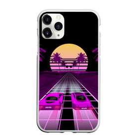 Чехол для iPhone 11 Pro Max матовый с принтом Vaporwave , Силикон |  | Тематика изображения на принте: 3d | cgi | digital art | music | retro | vaporwave | абстракция | вейпорвейв | геометрия | музыка | ретро