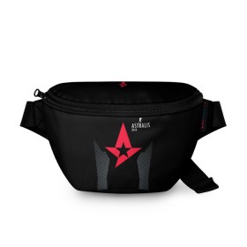 Поясная сумка 3D с принтом Astralis - The Form , 100% полиэстер | плотная ткань, ремень с регулируемой длиной, внутри несколько карманов для мелочей, основное отделение и карман с обратной стороны сумки застегиваются на молнию | 0x000000123 | astralis | csgo | form | астралис | ксго | форма