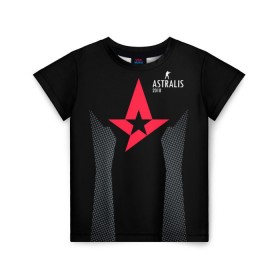 Детская футболка 3D с принтом Astralis - The Form , 100% гипоаллергенный полиэфир | прямой крой, круглый вырез горловины, длина до линии бедер, чуть спущенное плечо, ткань немного тянется | 0x000000123 | astralis | csgo | form | астралис | ксго | форма