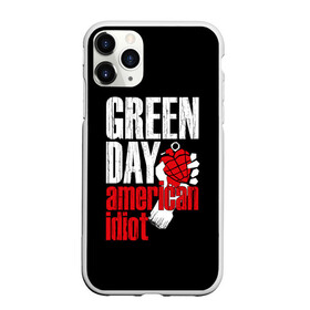 Чехол для iPhone 11 Pro Max матовый с принтом Green Day American Idiot , Силикон |  | green day | punk rock | билли джо армстронг | панк рок