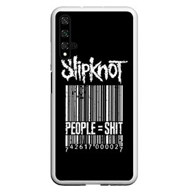 Чехол для Honor 20 с принтом Slipknot People , Силикон | Область печати: задняя сторона чехла, без боковых панелей | Тематика изображения на принте: alternative | iowa | metal | nu | slipknot | slipnot | taylor | метал | слипкнот | слипнот