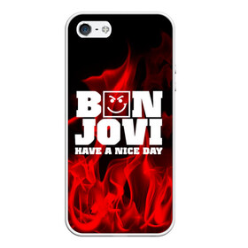 Чехол для iPhone 5/5S матовый с принтом BON JOVI , Силикон | Область печати: задняя сторона чехла, без боковых панелей | bon jovi | альтернативный хип хоп | группа | инди поп | музыка | музыкальное произведение | ноты | регги | рок | синти поп