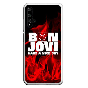 Чехол для Honor 20 с принтом BON JOVI , Силикон | Область печати: задняя сторона чехла, без боковых панелей | bon jovi | альтернативный хип хоп | группа | инди поп | музыка | музыкальное произведение | ноты | регги | рок | синти поп