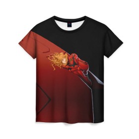 Женская футболка 3D с принтом Asuka Langley Soryu , 100% полиэфир ( синтетическое хлопкоподобное полотно) | прямой крой, круглый вырез горловины, длина до линии бедер | gehirn | nerv | аска | второе | дитя | ева | евангелион | лэнгли | пилот | сорью