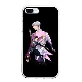 Чехол для iPhone 7Plus/8 Plus матовый с принтом Yuri on Ice_2 , Силикон | Область печати: задняя сторона чехла, без боковых панелей | yuri on ice | юри на льду