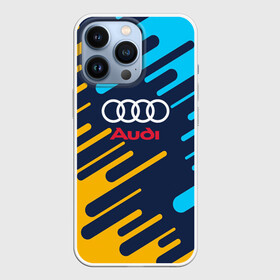 Чехол для iPhone 13 Pro с принтом AUDI. ,  |  | Тематика изображения на принте: abstraction | audi | auto | sport | абстракция | авто | автомобиль | автомобильные | ауди | бренд | логотип | марка | машины | спорт