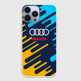 Чехол для iPhone 13 Pro Max с принтом AUDI. ,  |  | Тематика изображения на принте: abstraction | audi | auto | sport | абстракция | авто | автомобиль | автомобильные | ауди | бренд | логотип | марка | машины | спорт