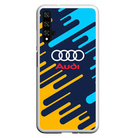 Чехол для Honor 20 с принтом AUDI , Силикон | Область печати: задняя сторона чехла, без боковых панелей | Тематика изображения на принте: abstraction | audi | auto | sport | абстракция | авто | автомобиль | автомобильные | ауди | бренд | логотип | марка | машины | спорт