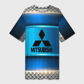 Платье-футболка 3D с принтом MITSUBISHI sport collection ,  |  | auto | automobile | car | carbon | machine | mitsubishi | motor | motor car | sport car | автомашина | бренд | легковой автомобиль | марка | спортивный автомобиль | тачка