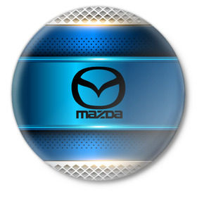 Значок с принтом MAZDA sport collection ,  металл | круглая форма, металлическая застежка в виде булавки | auto | automobile | car | carbon | machine | mazda | motor | motor car | sport car | автомашина | бренд | легковой автомобиль | мазда | марка | спортивный автомобиль | тачка