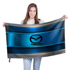 Флаг 3D с принтом MAZDA sport collection , 100% полиэстер | плотность ткани — 95 г/м2, размер — 67 х 109 см. Принт наносится с одной стороны | auto | automobile | car | carbon | machine | mazda | motor | motor car | sport car | автомашина | бренд | легковой автомобиль | мазда | марка | спортивный автомобиль | тачка