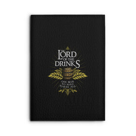 Обложка для автодокументов с принтом Lord of Drinks , натуральная кожа |  размер 19,9*13 см; внутри 4 больших “конверта” для документов и один маленький отдел — туда идеально встанут права | Тематика изображения на принте: alcohol | beer | drink | lord | lordoftherings | ring | бочка | властелин | властелинколец | кольцо | лорд | напитки