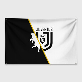 Флаг-баннер с принтом JUVENTUS , 100% полиэстер | размер 67 х 109 см, плотность ткани — 95 г/м2; по краям флага есть четыре люверса для крепления | cr7 | juve | juventus | ronaldo | роналдо | спорт | футбол | ювентус