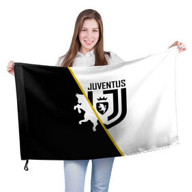 Флаг 3D с принтом JUVENTUS FOOTBALL POINT , 100% полиэстер | плотность ткани — 95 г/м2, размер — 67 х 109 см. Принт наносится с одной стороны | cr7 | juve | juventus | ronaldo | роналдо | спорт | футбол | ювентус