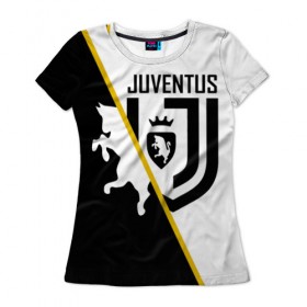 Женская футболка 3D с принтом JUVENTUS FOOTBALL POINT , 100% полиэфир ( синтетическое хлопкоподобное полотно) | прямой крой, круглый вырез горловины, длина до линии бедер | cr7 | juve | juventus | ronaldo | роналдо | спорт | футбол | ювентус