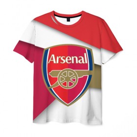 Мужская футболка 3D с принтом Арсенал формы , 100% полиэфир | прямой крой, круглый вырез горловины, длина до линии бедер | Тематика изображения на принте: arsenal | arsenal london | fc arsenal | footbal | london | арсенал | арсенал лондон | лига чемпионов | лондон | фк арсенал | футбол